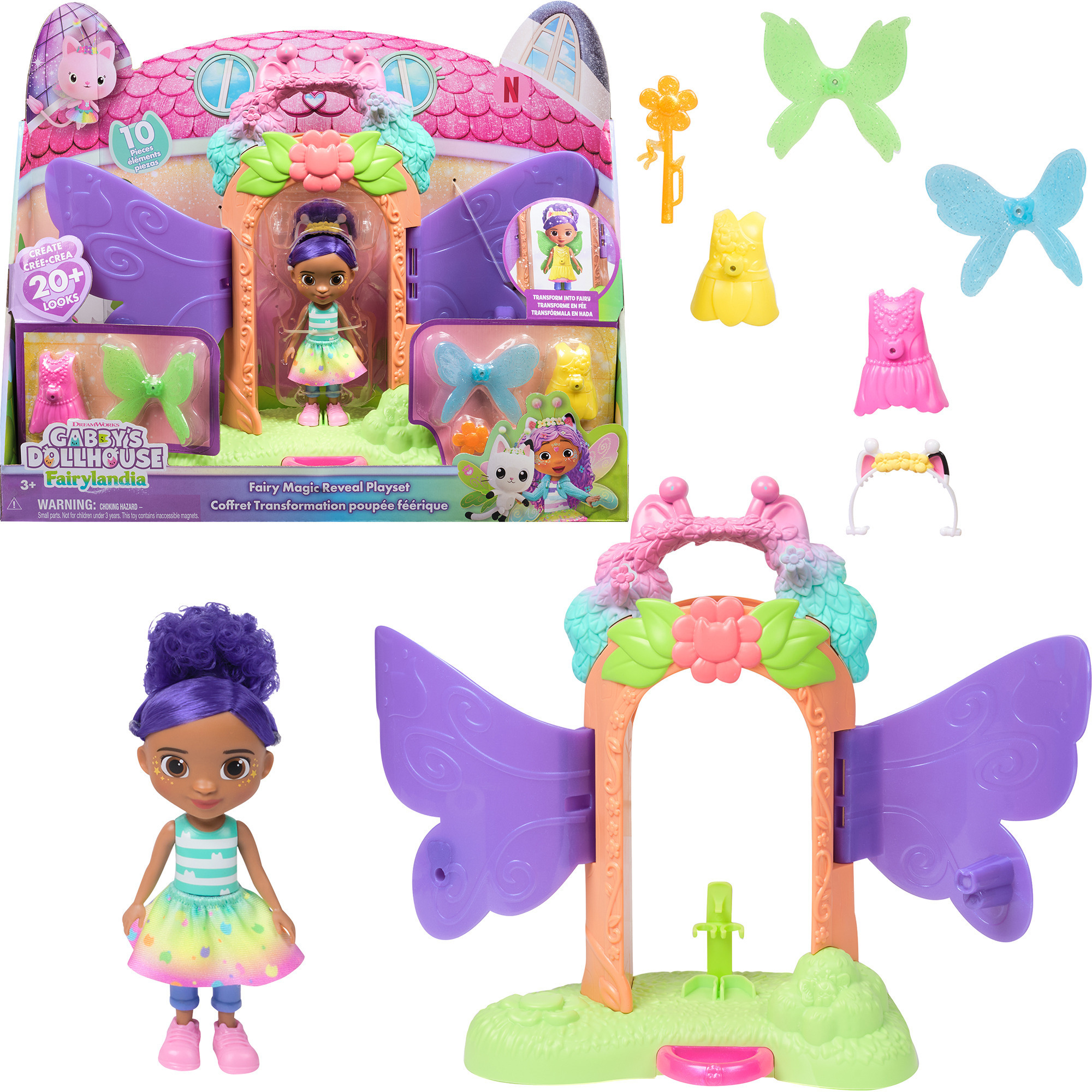 Gabby''s Dollhouse Fairylandia - Fairy Magic Reveal Spielset, Spielgebäude