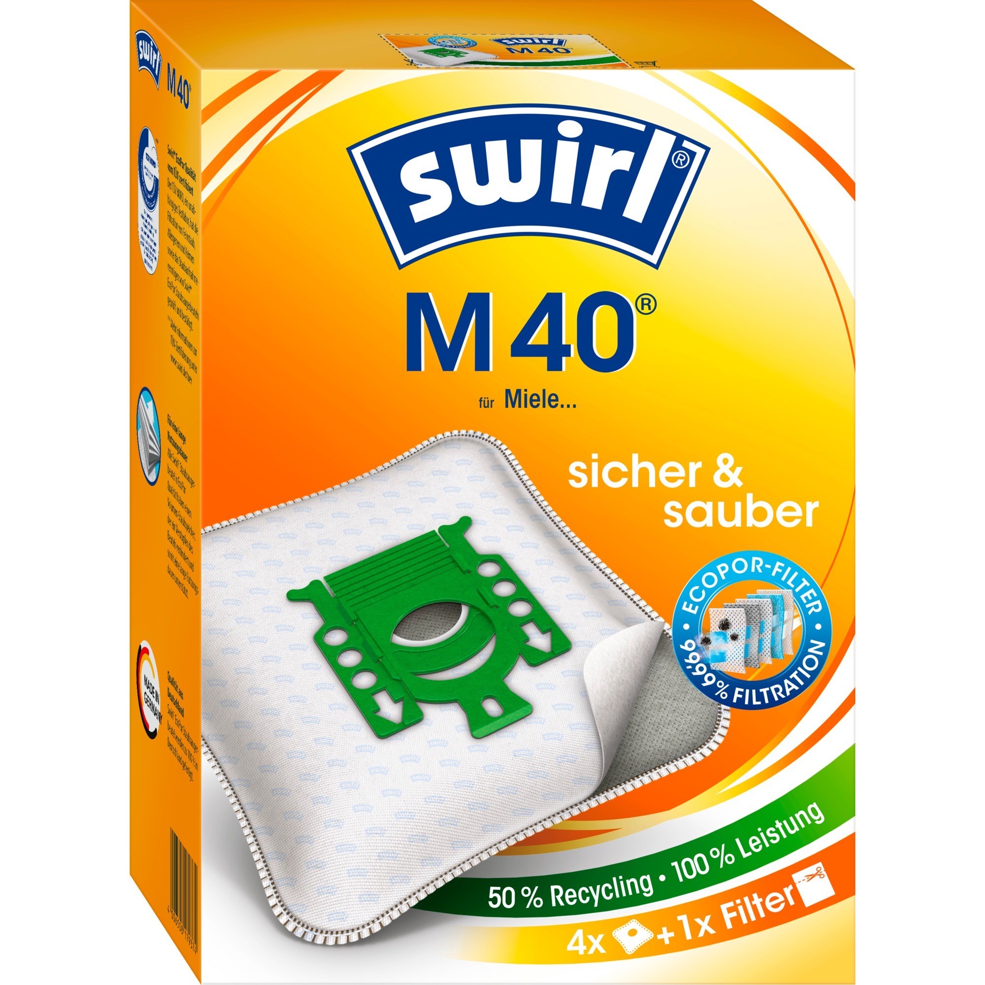 Staubsaugerbeutel M40 EcoPor