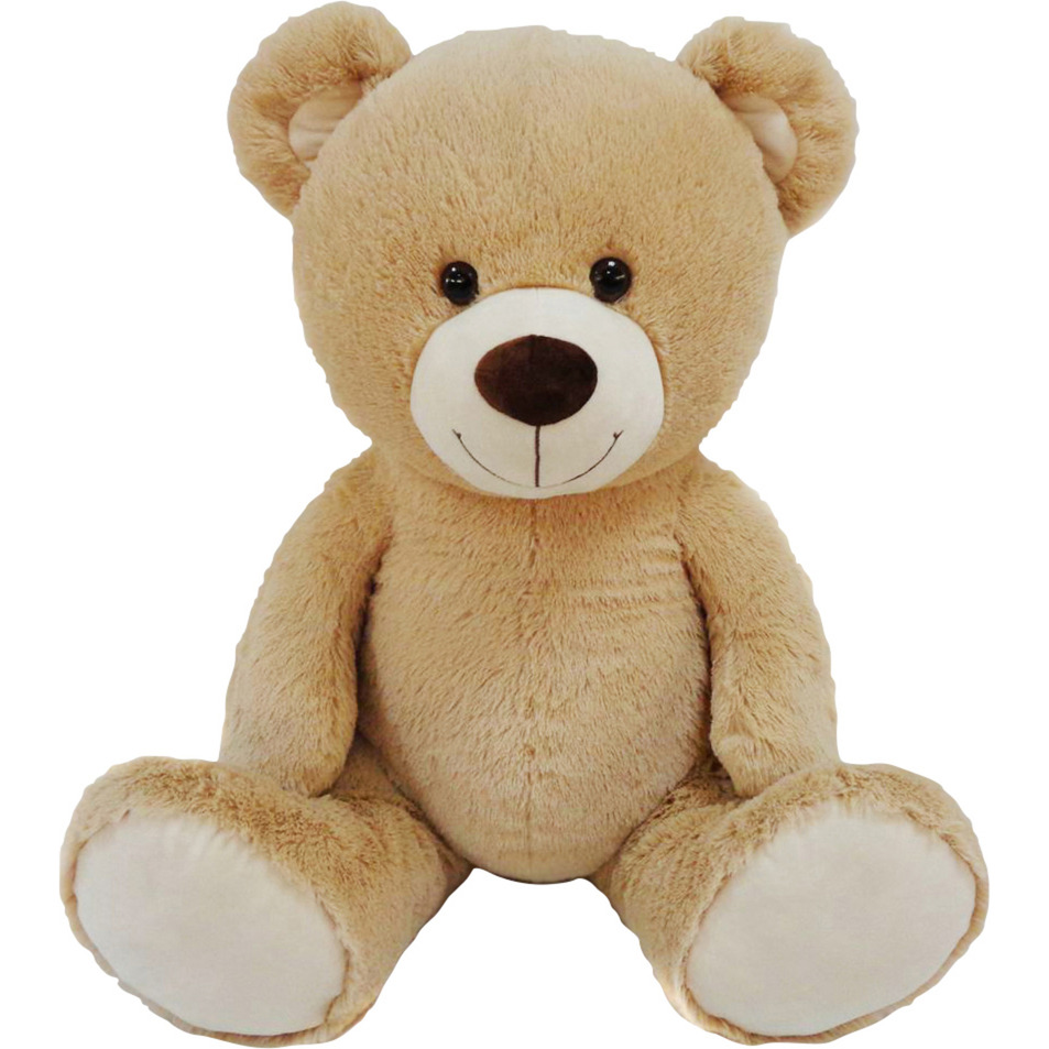 Plüsch-Teddy sitzend, ca. 90 Zentimeter, Kuscheltier