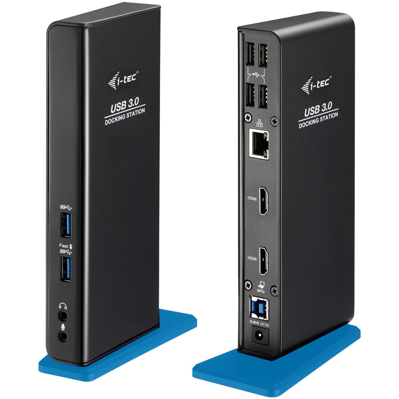 USB 3.0/USB-C Dual HDMI Docking Station, Dockingstation