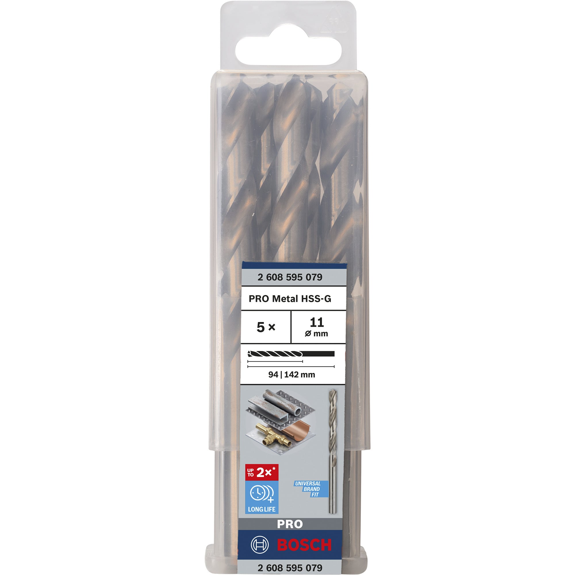 PRO Metal HSS-G Spiralbohrer, Ø 11mm