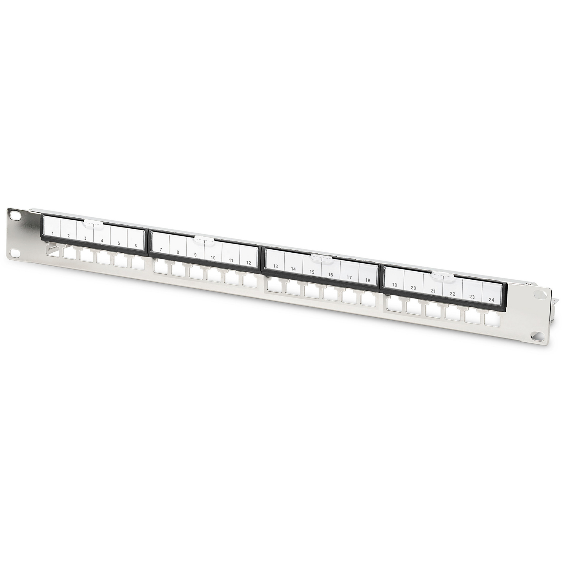 Modulares Patchpanel, 24 RJ-45 Ports
