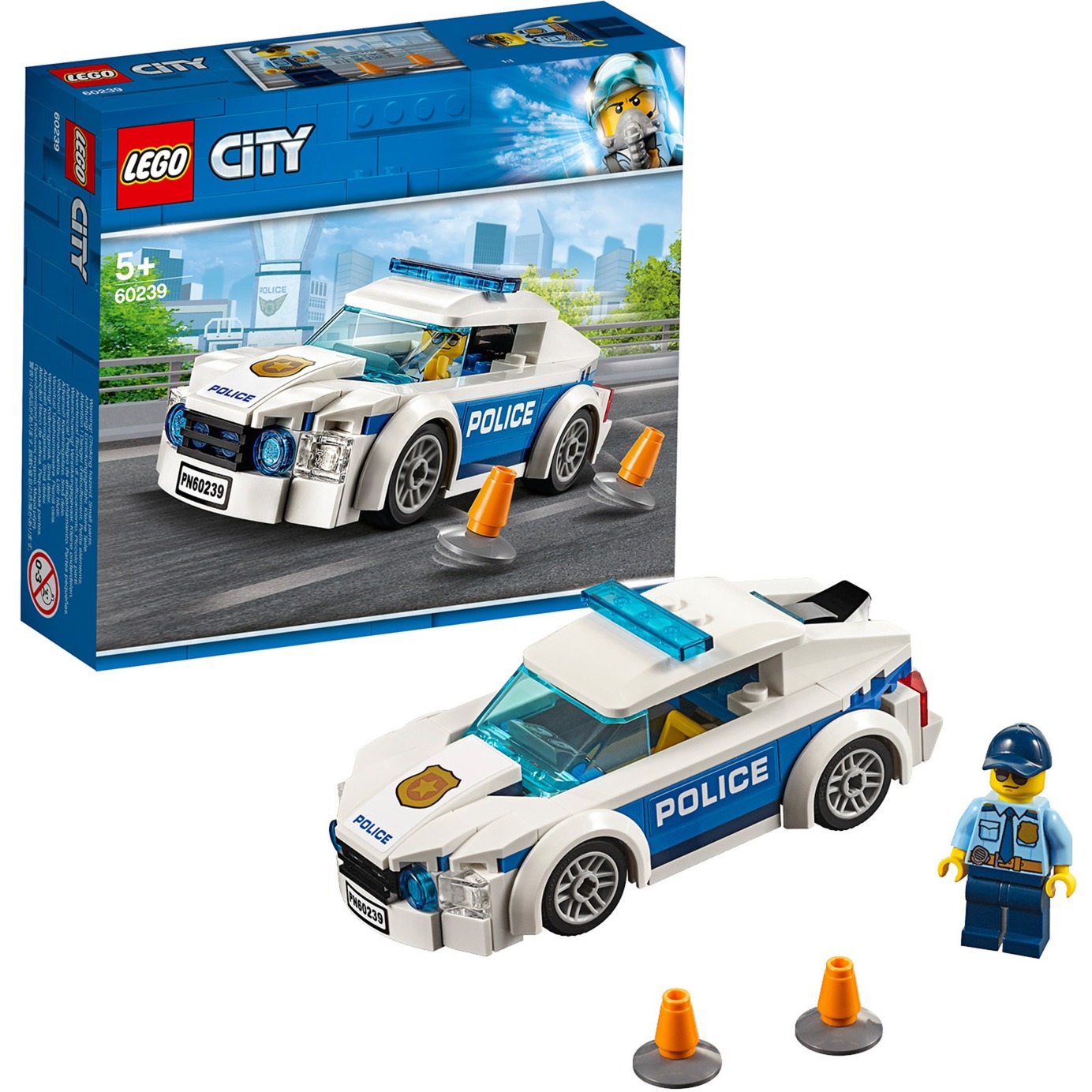 Lego 60239 City Polizei Streifenwagen, Konstruktionsspielzeug | 05702016396201 Lego 60239 City Polizei Streifenwagen, Konstruktionsspielzeug | 05702016396201