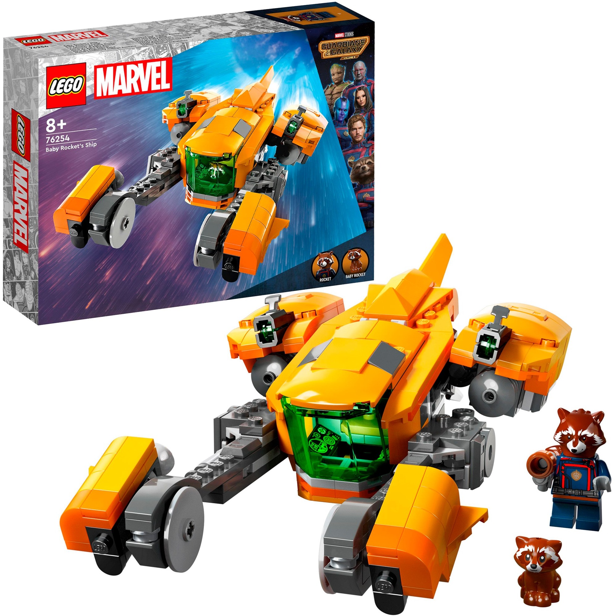 76254 Marvel Baby Rockets Schiff, Konstruktionsspielzeug
