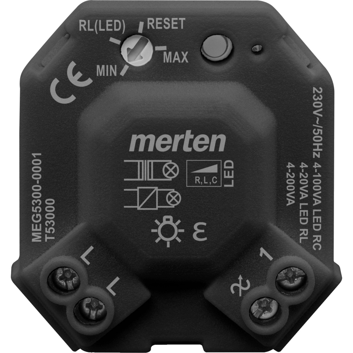 Universal LED Dimmermodul, Typ MEG5300-0001, für ohmsche, induktive und kapazitive Lasten