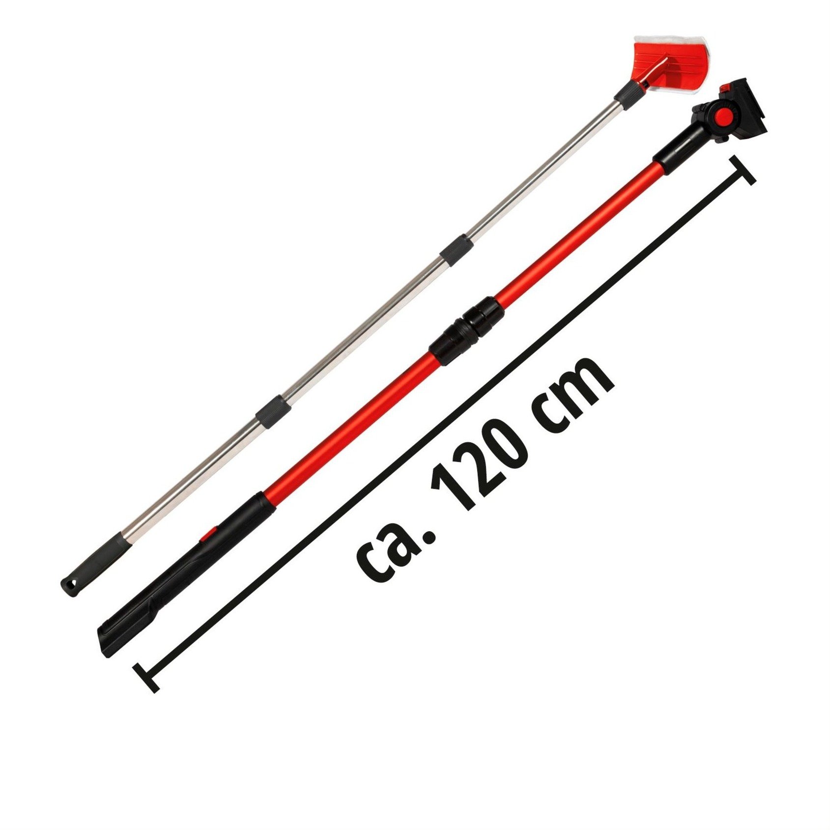 Calcifer Teleskopstangen Metall - 2 Stück Für Bauchtanz Isis Flügel Bis 88 Cm