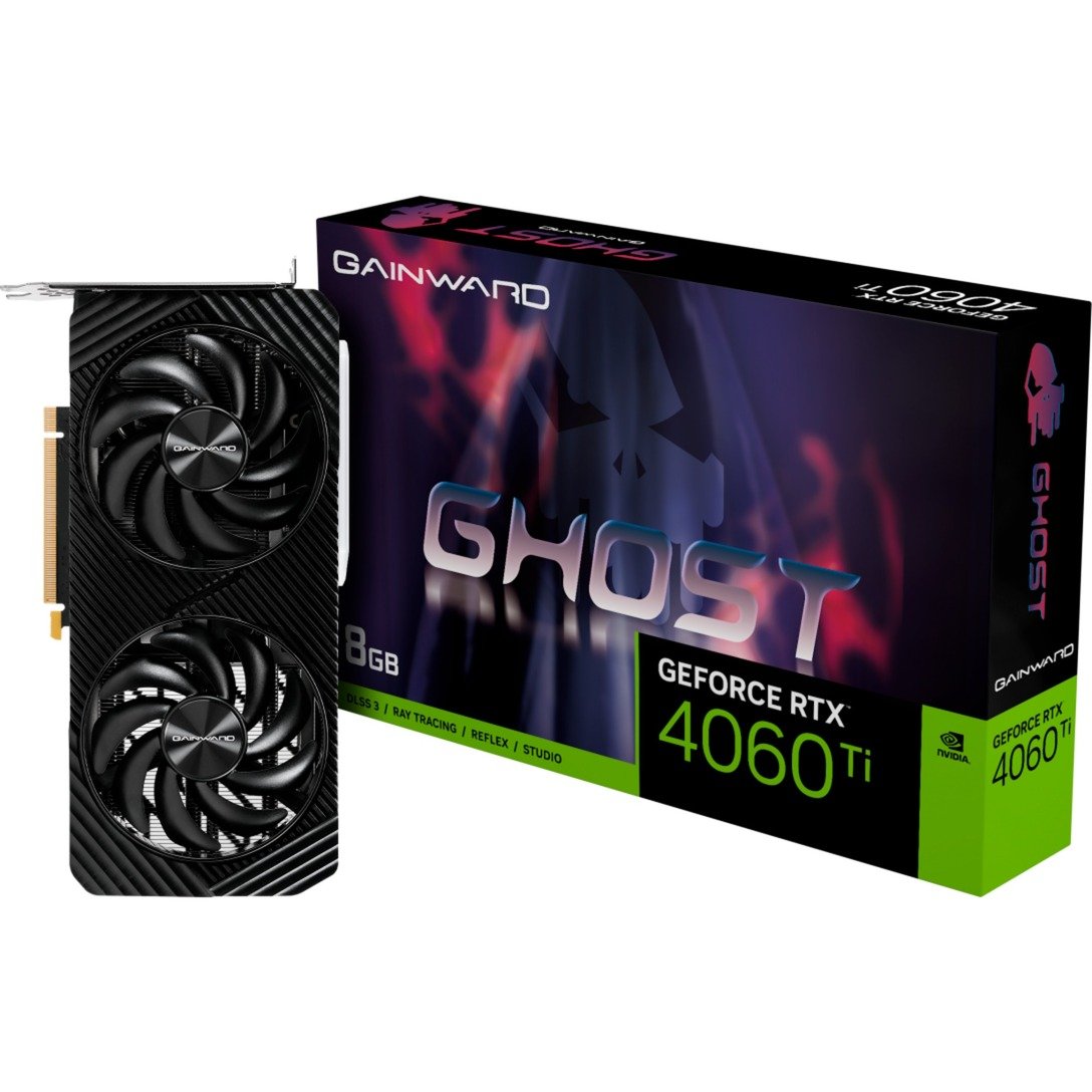 Gainward GeForce RTX 4060 Ti Ghost 8GB, Grafikkarte | 04710562243949 Gainward GeForce RTX 4060 Ti Ghost 8GB, Grafikkarte | 04710562243949