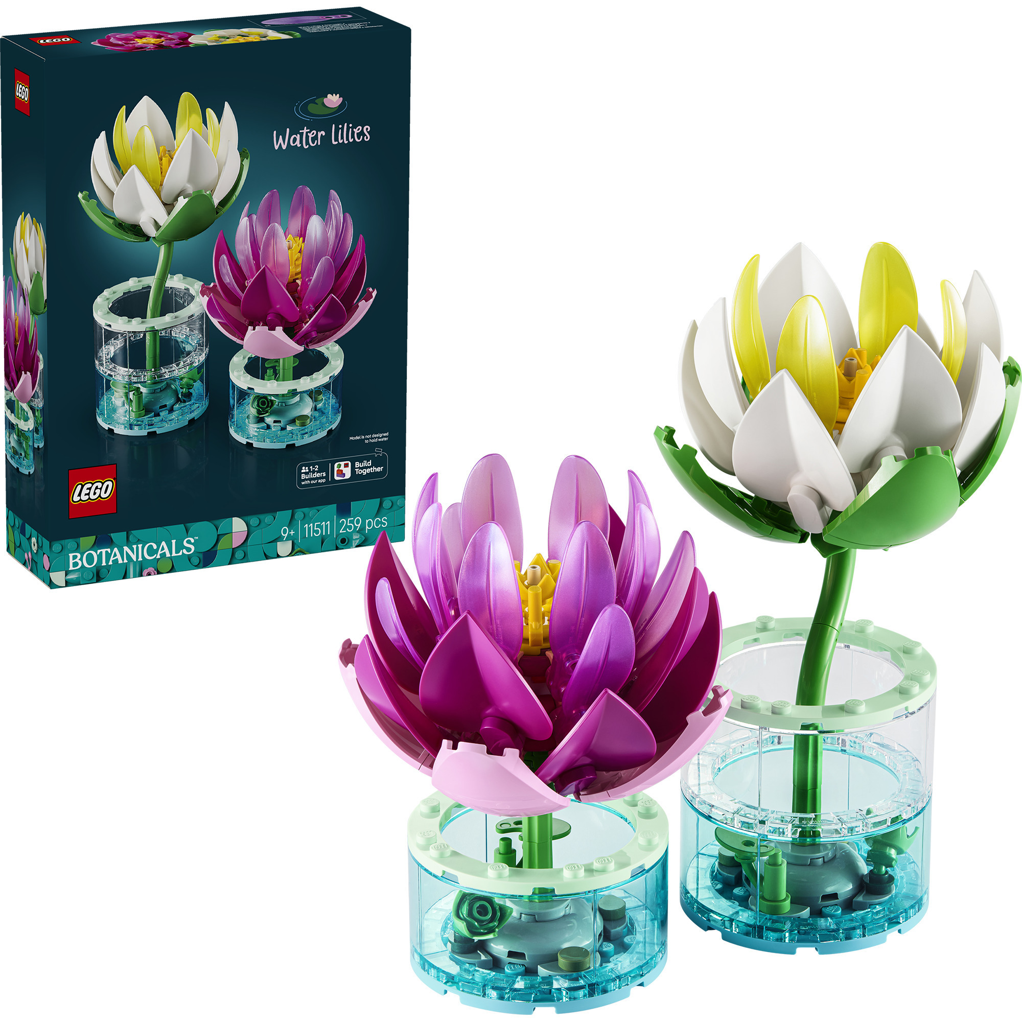 11511 Botanicals Seerosen, Konstruktionsspielzeug
