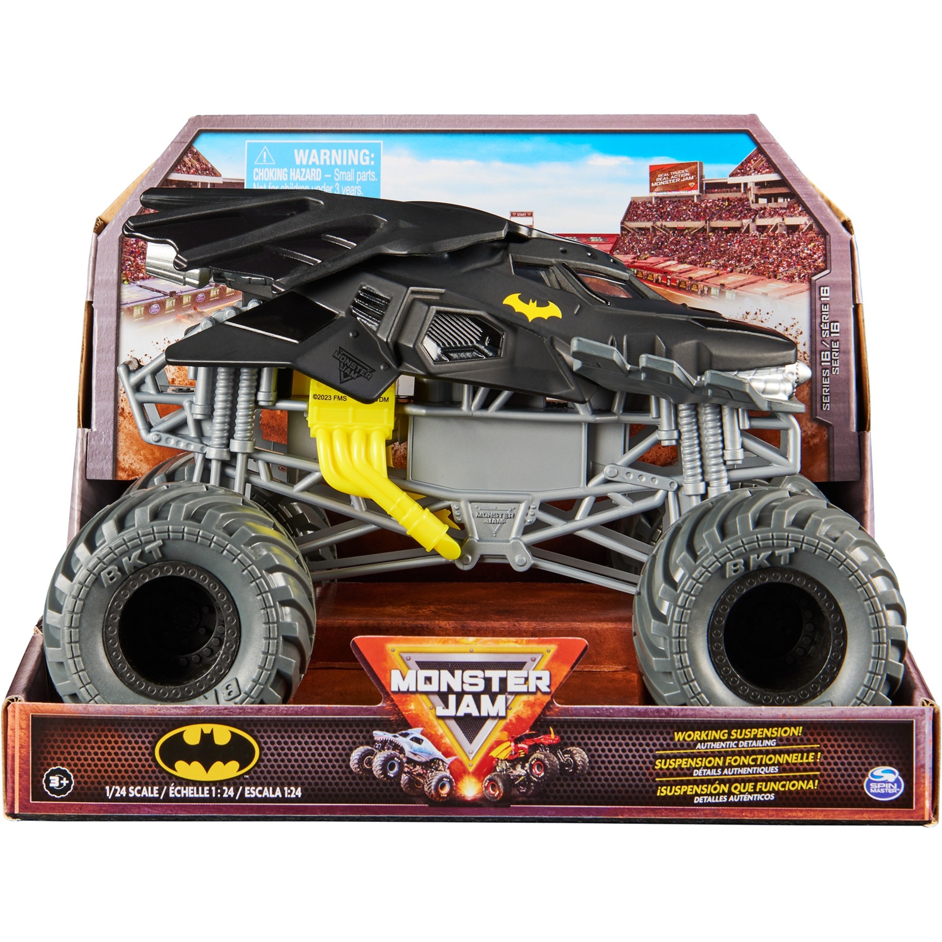Monster Jam - Offizieller Batmobile Monster Truck, Spielfahrzeug