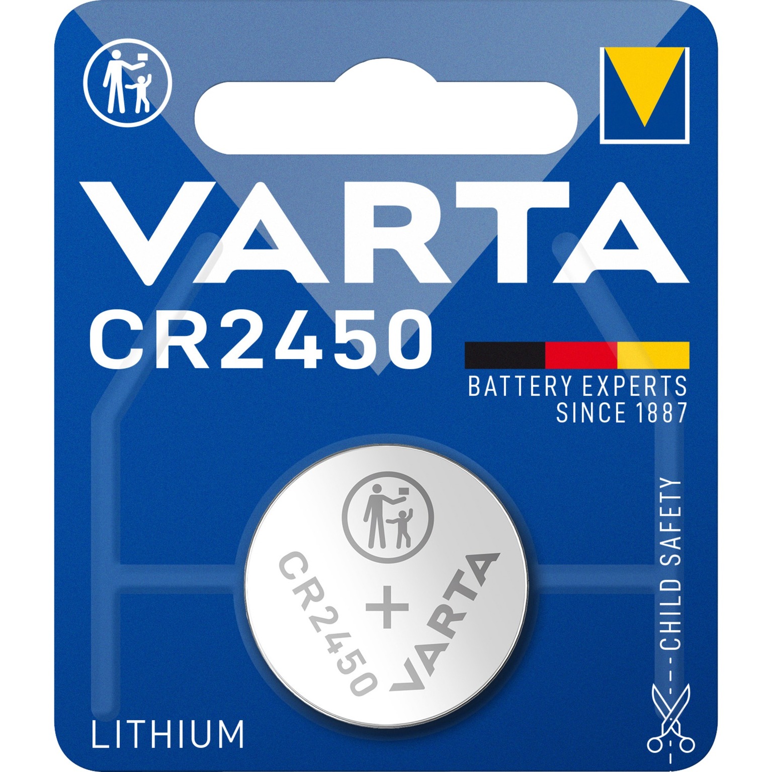 Lithium Coin Knopfzelle CR2450, Batterie