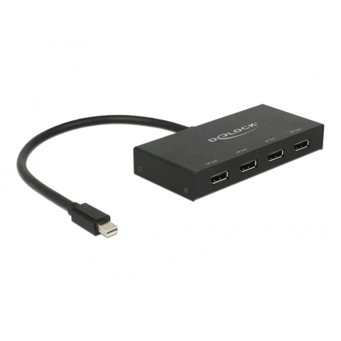 DisplayPort Splitter 1x mini DisplayPort 1.2 > 4x DisplayPort 4K
