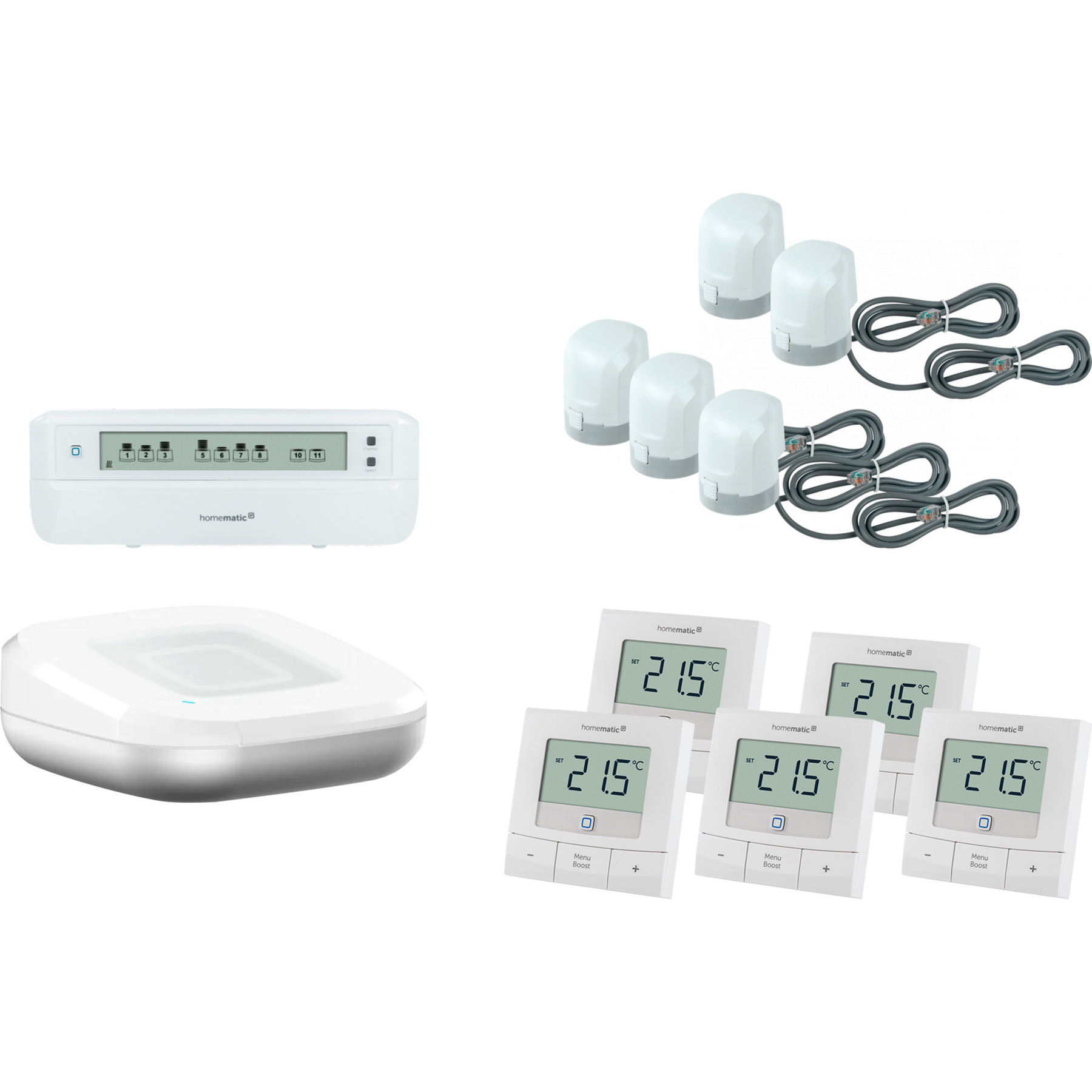 Set Fußbodenheizung - basic für 5 Räume
