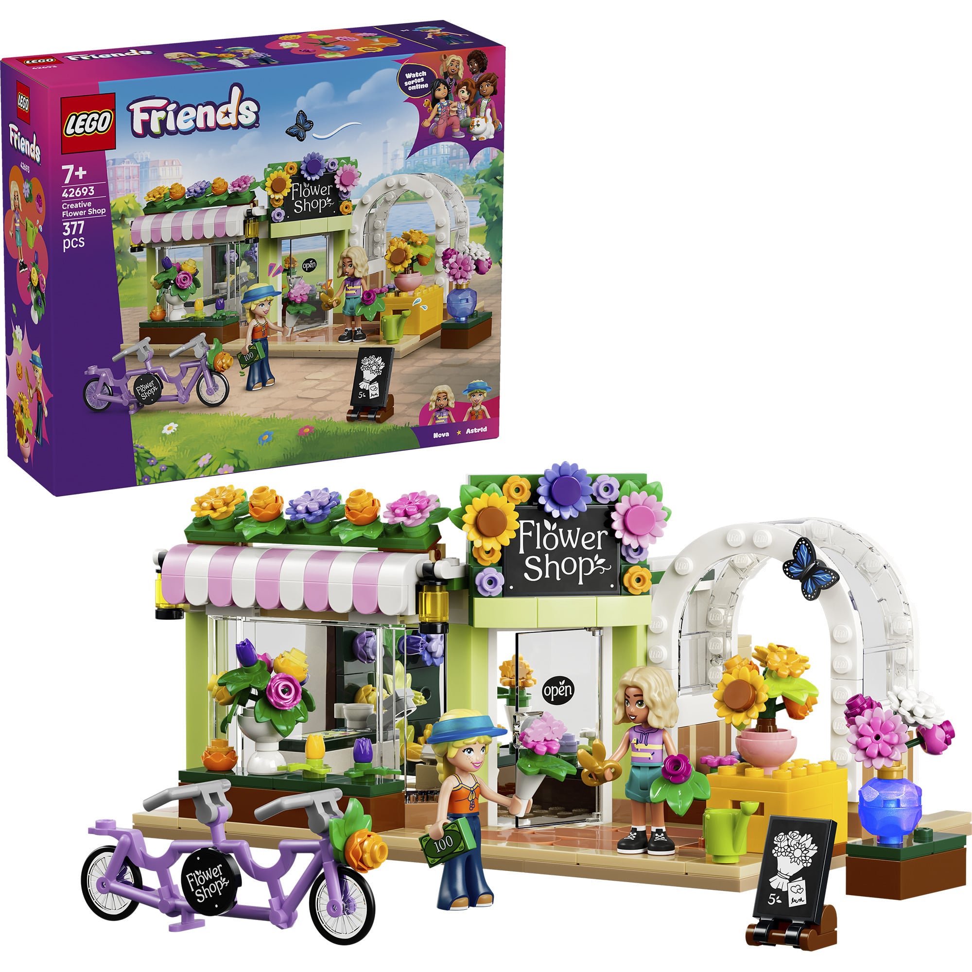 42693 Friends Kreativer Blumenladen, Konstruktionsspielzeug
