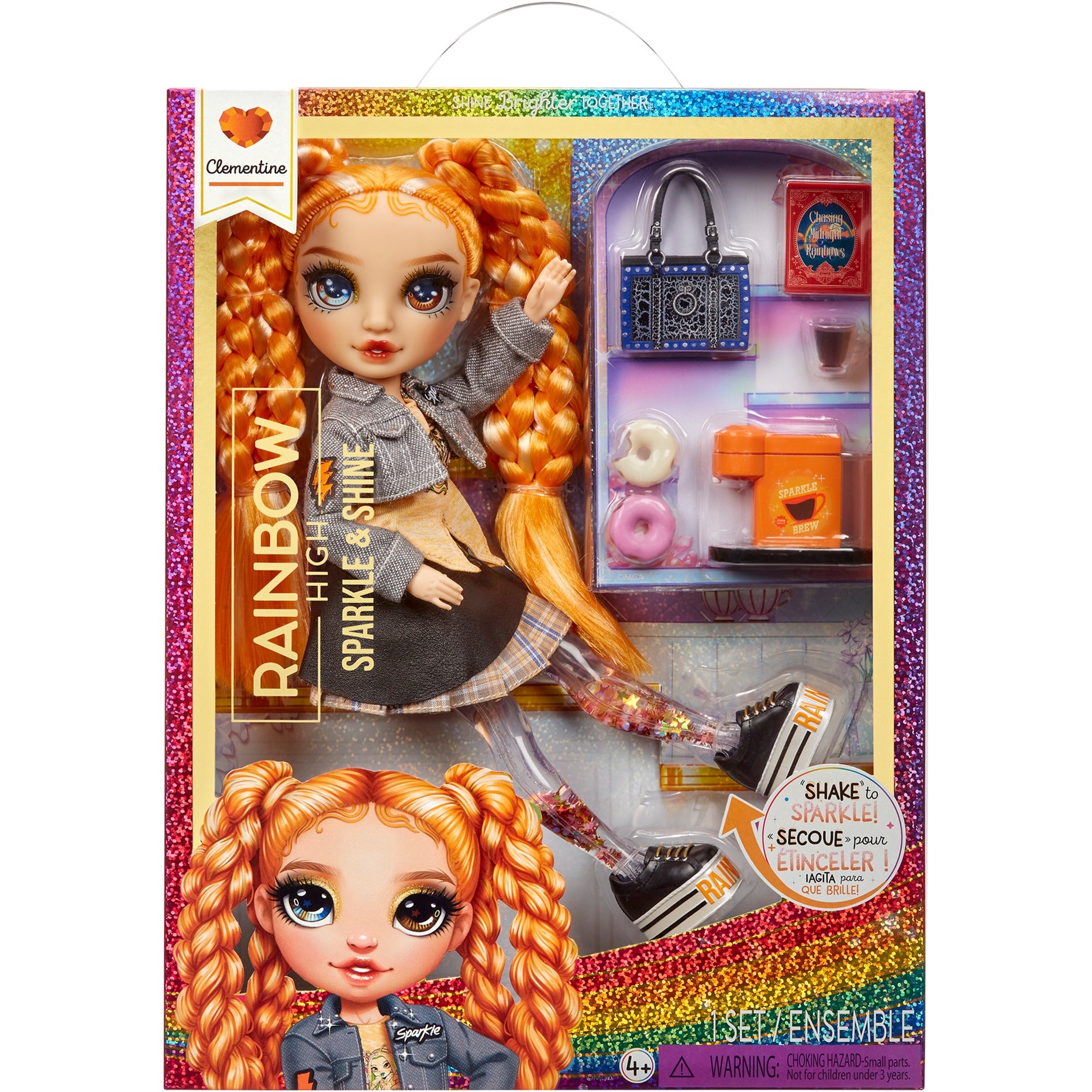 MGA Entertainment Rainbow High Rainbow High Sparkle & Shine Fashion Doll – Clementine, Puppe | 00035051427803