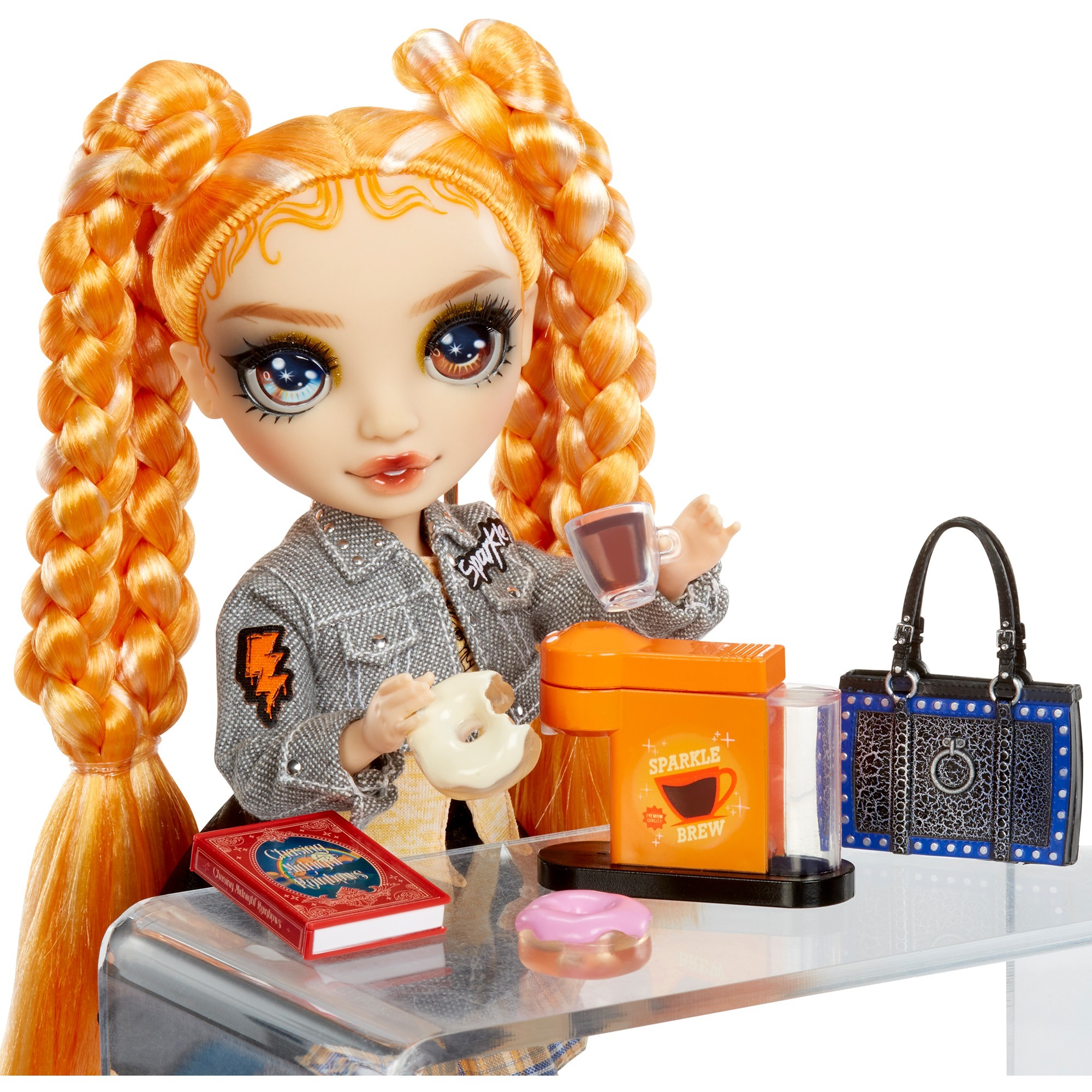 Rainbow High Littles Regenboog Fantasie Feeën & Huisdier - Astrid, Regenboog - 14cm Posable Kleine Pop & Fantasie Vlinder Huisdier met Verwisselbare Feeën Vleugels, Schattig Cadeau voor Kinderen 4