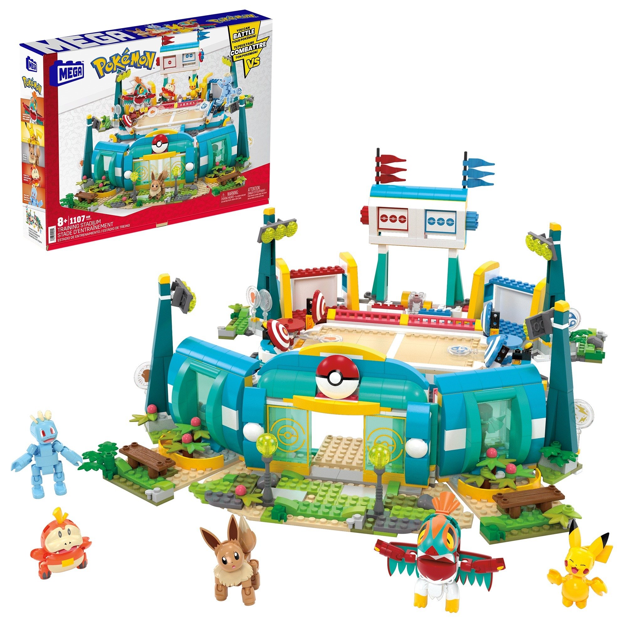 Mattel MEGA Pokémon Trainingsstadion, Konstruktionsspielzeug | 00194735219414 Mattel MEGA Pokémon Trainingsstadion, Konstruktionsspielzeug | 00194735219414