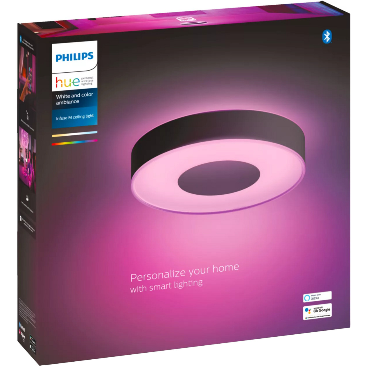 White & Color Ambiance Infuse Deckenleuchte M, LED-Leuchte