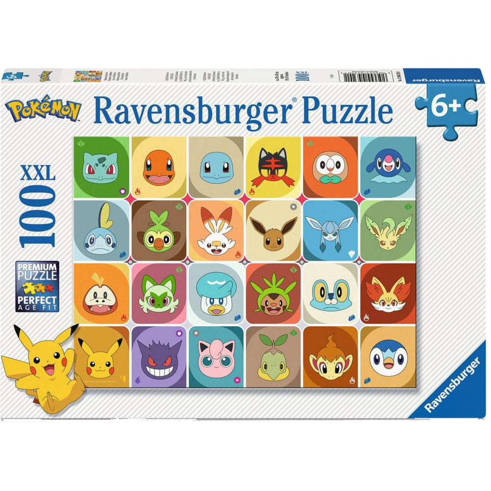 Kinderpuzzle Pokémon Gesichter