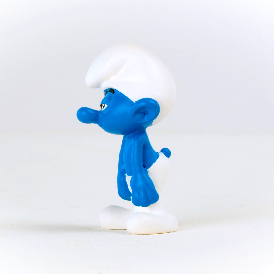 SCHLEICH Babyschlumpf Blau – Sammelfigur, Ca. 5 Cm, Original Von 1985-1990, Für Sammler & Fans