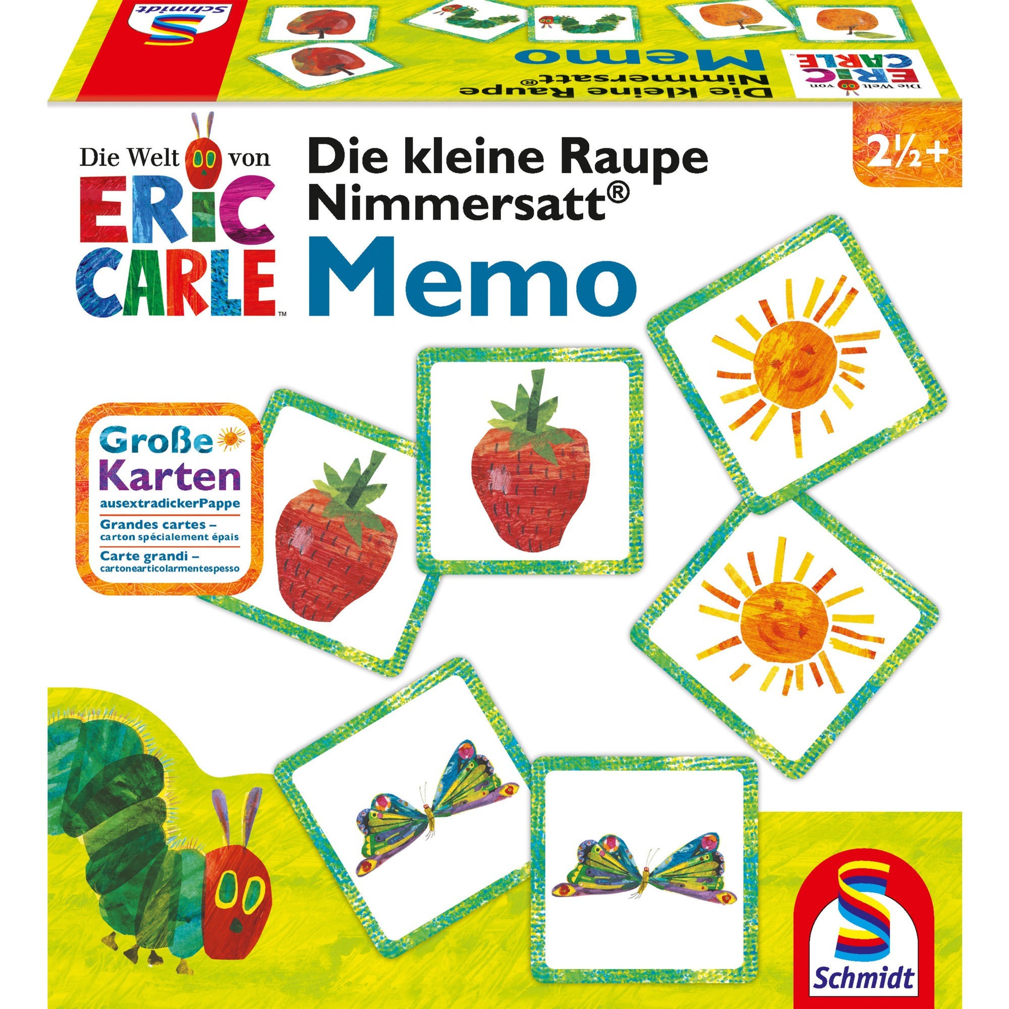 Die kleine Raupe Nimmersatt Memory, Gedächtnisspiel