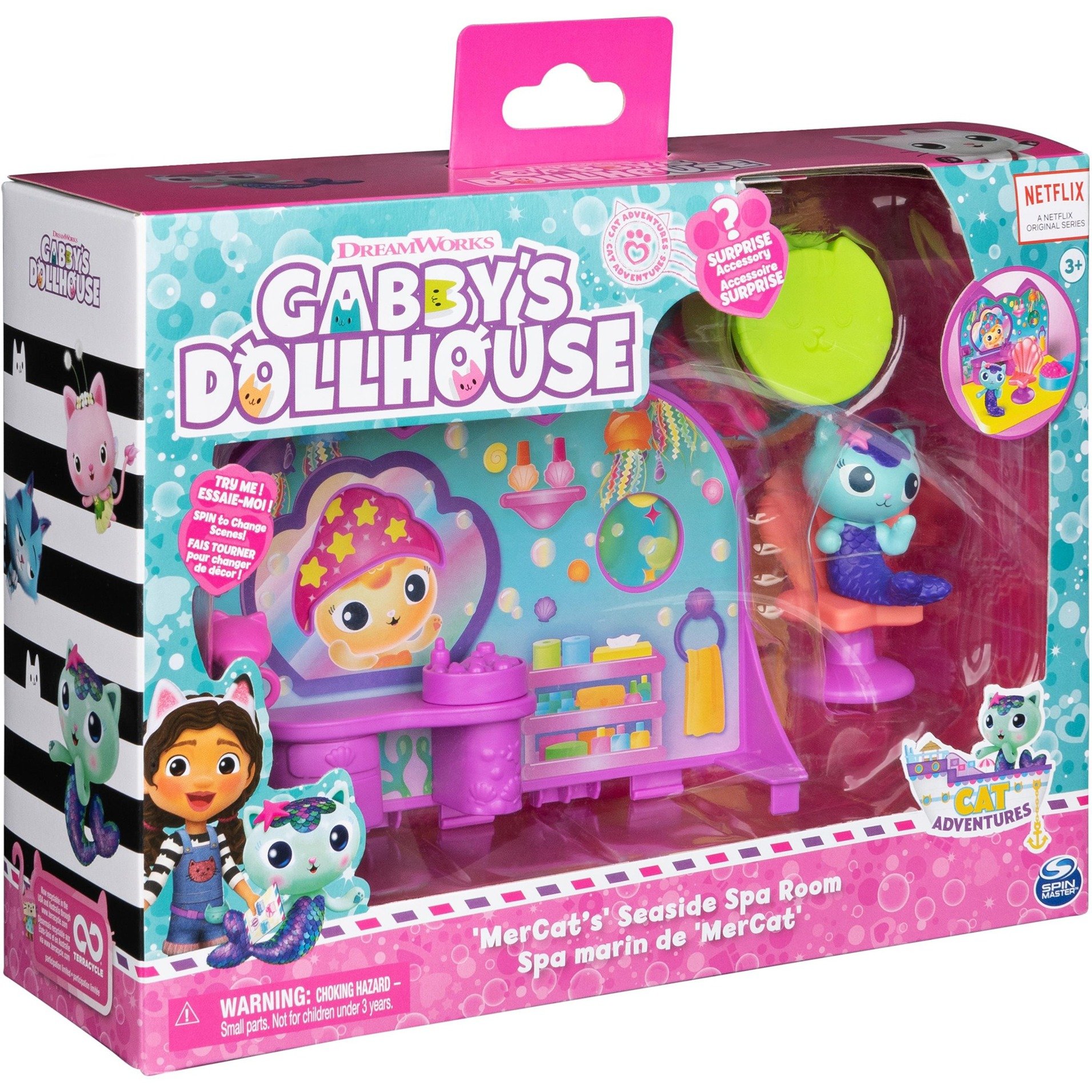 Spin Master Gabby“s Dollhouse Deluxe Room Spielset – Wellness Raum mit Meerkätzchen, Spielfigur | 00778988500392 Spin Master Gabby“s Dollhouse Deluxe Room Spielset – Wellness Raum mit Meerkätzchen, Spielfigur | 00778988500392