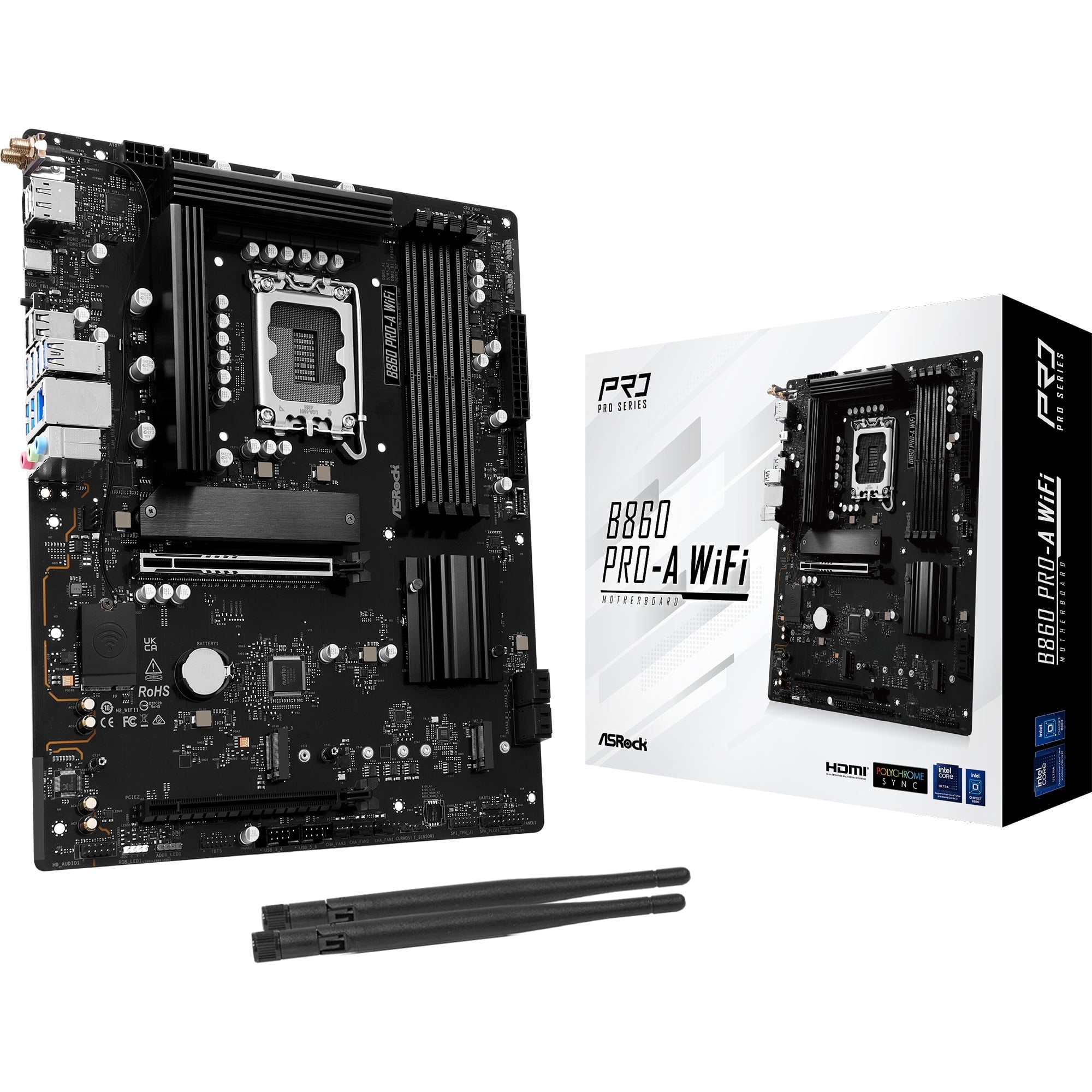 B860 Pro-A WiFi, Mainboard