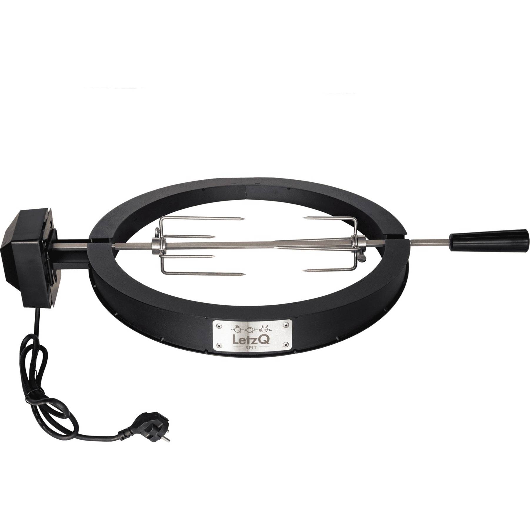 Drehspieß LetzQ Spit, 15", 5-teiliges Set, Grillspieß