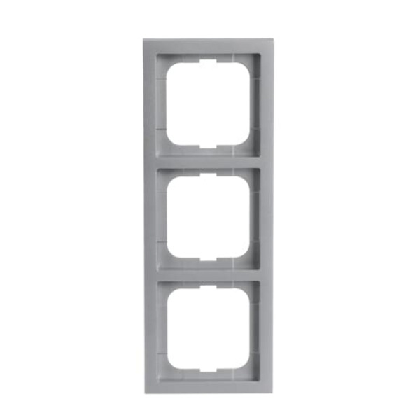 Rahmen dreifach, Kunststoff, lackiert, matt, Unterputzmontage, future linear, Typ 1723-183K