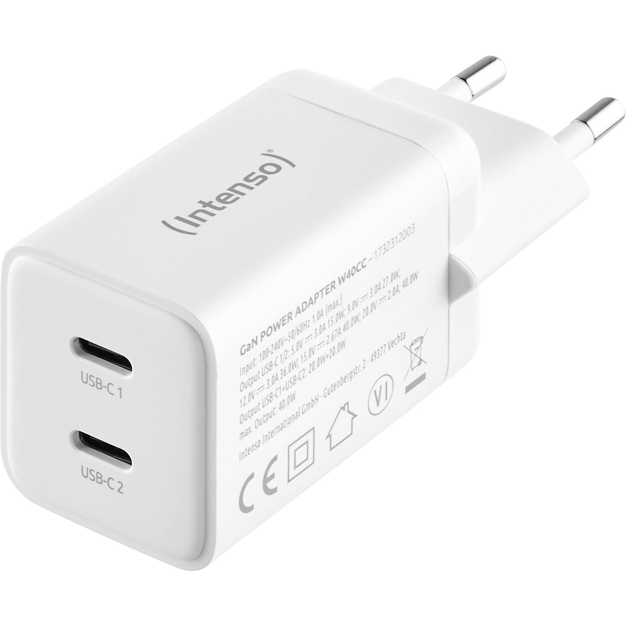 Power Adapter W40CC GaN, Ladegerät