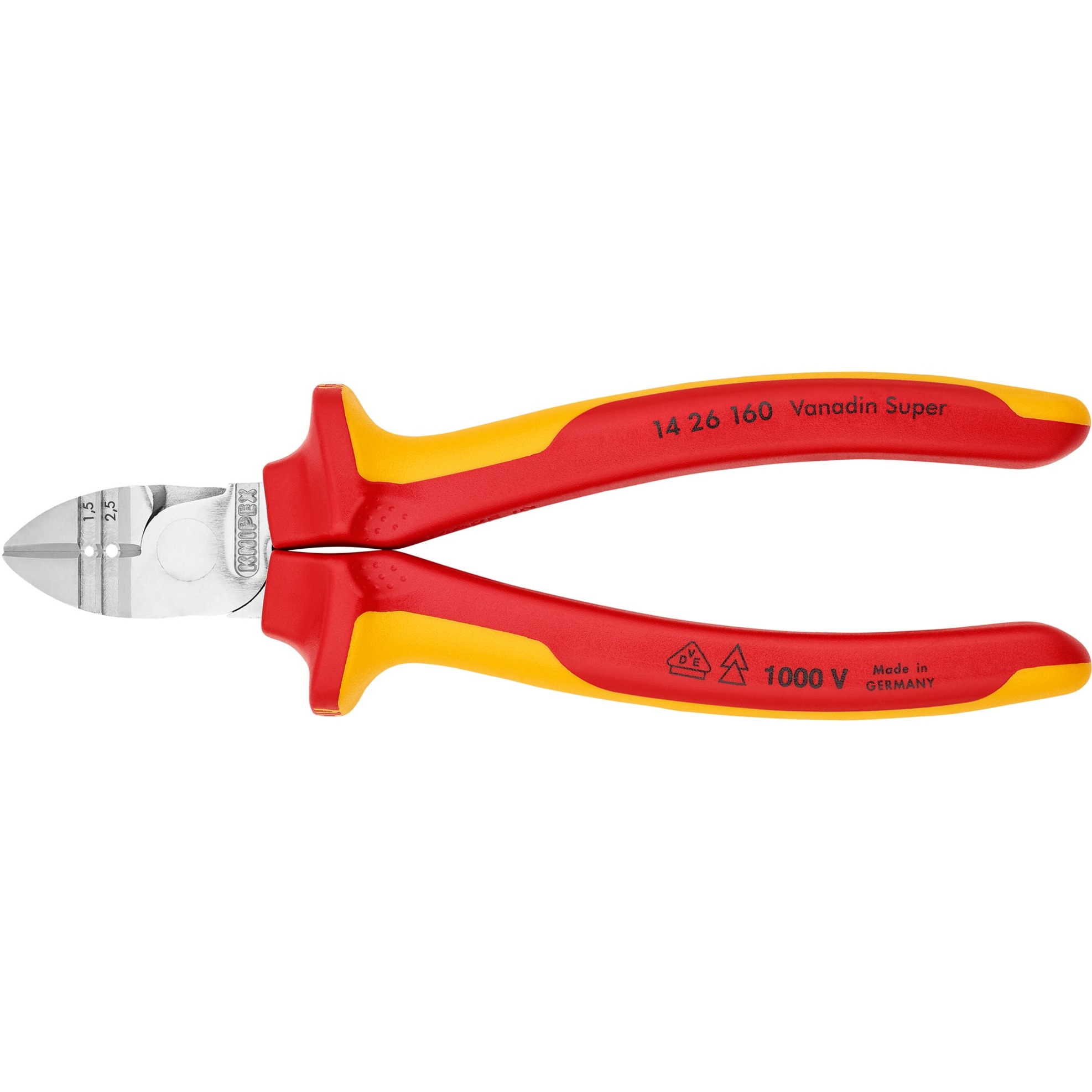 Knipex Abisolier-Seitenschneider 14 26 160, Schneid-Zange | 04003773040279 Knipex Abisolier-Seitenschneider 14 26 160, Schneid-Zange | 04003773040279