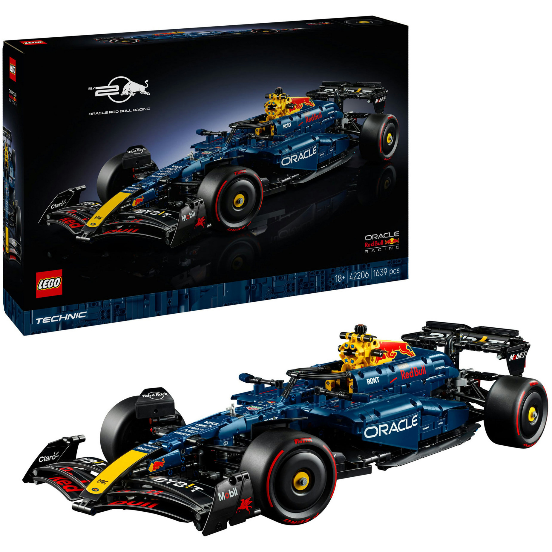42206 Technic Oracle Red Bull Racing RB20 F1 Rennauto, Konstruktionsspielzeug