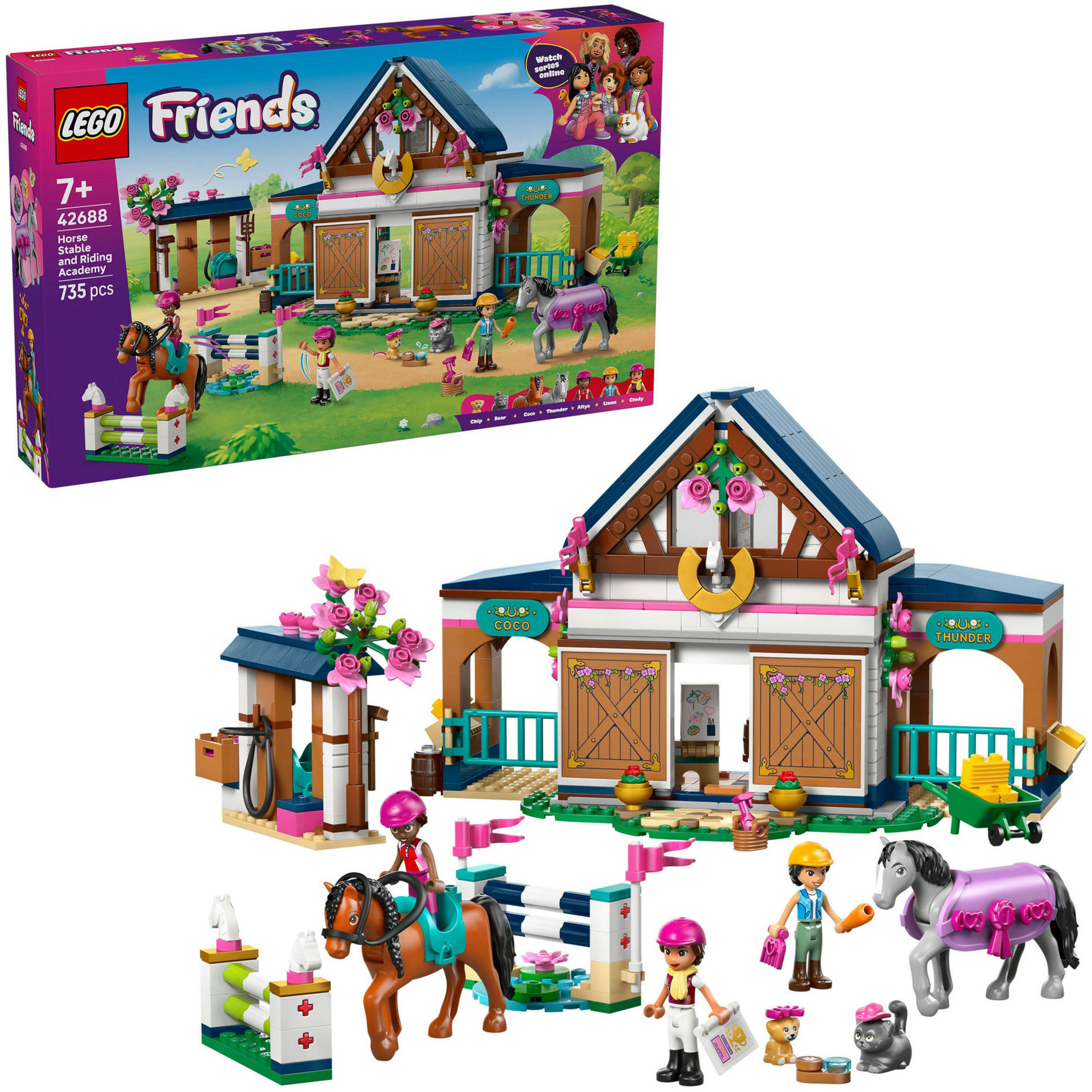 42688 Friends Pferdestall und Reitschule, Konstruktionsspielzeug
