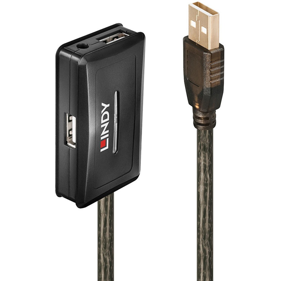 USB 2.0 Aktivverlängerungshub Pro 10m, USB-Hub