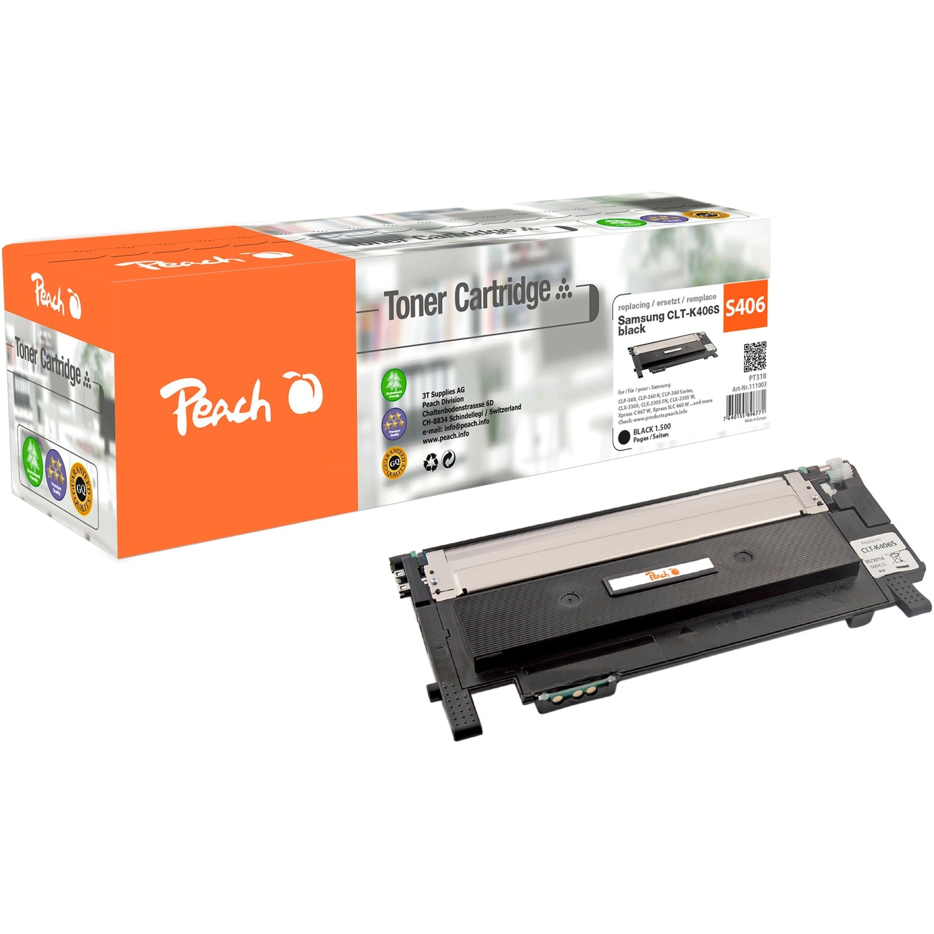 Toner schwarz 111003