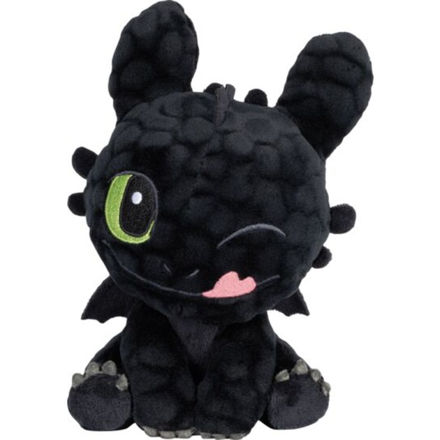 Dragons: Ohnezahn, glücklich, Kuscheltier