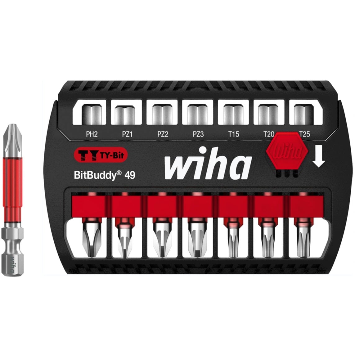 Bit-Satz BitBuddy TY-Bits 49mm, 7-teilig