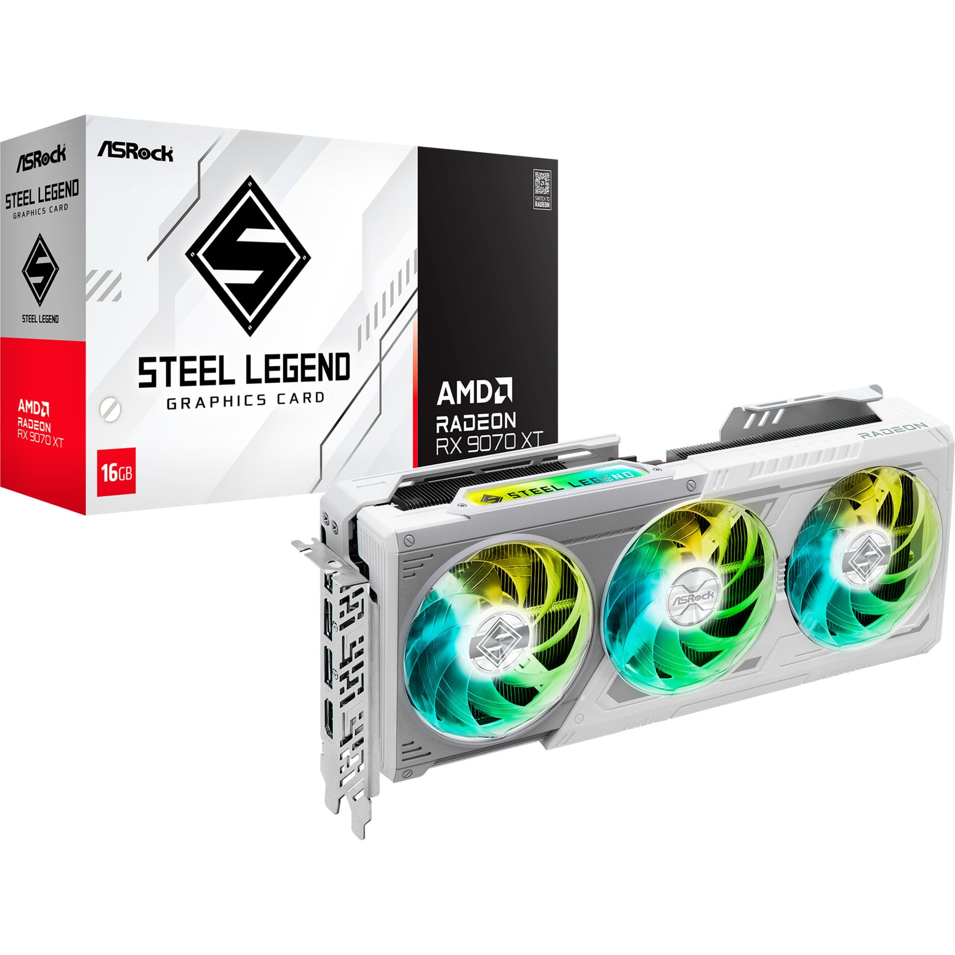 Radeon RX 9070 XT Steel Legend 16GB, Grafikkarte