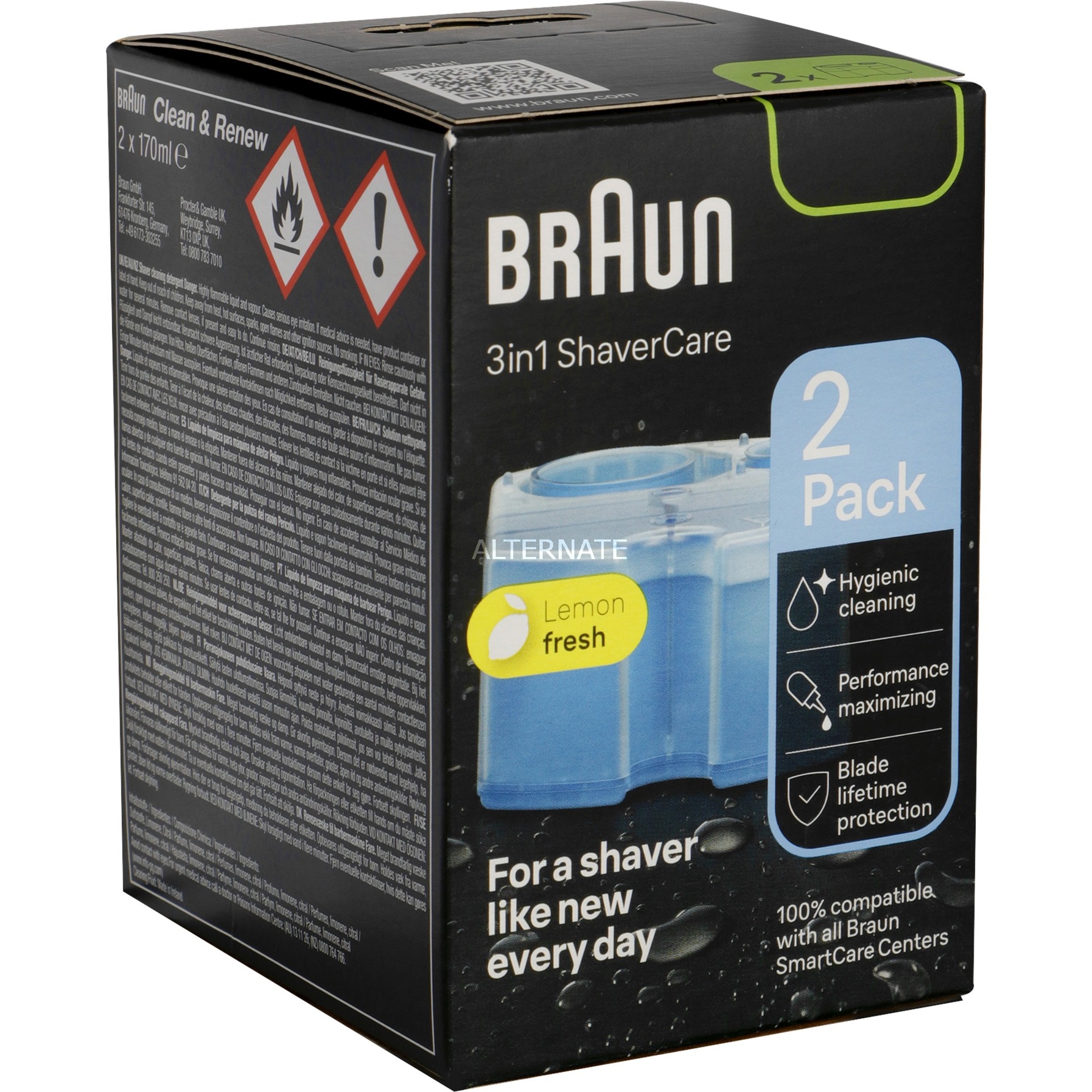 Braun Clean & Renew Reinigungskartusche CCR 2 (2er-Pack) | 04987176176677 Braun Clean & Renew Reinigungskartusche CCR 2 (2er-Pack) | 04987176176677