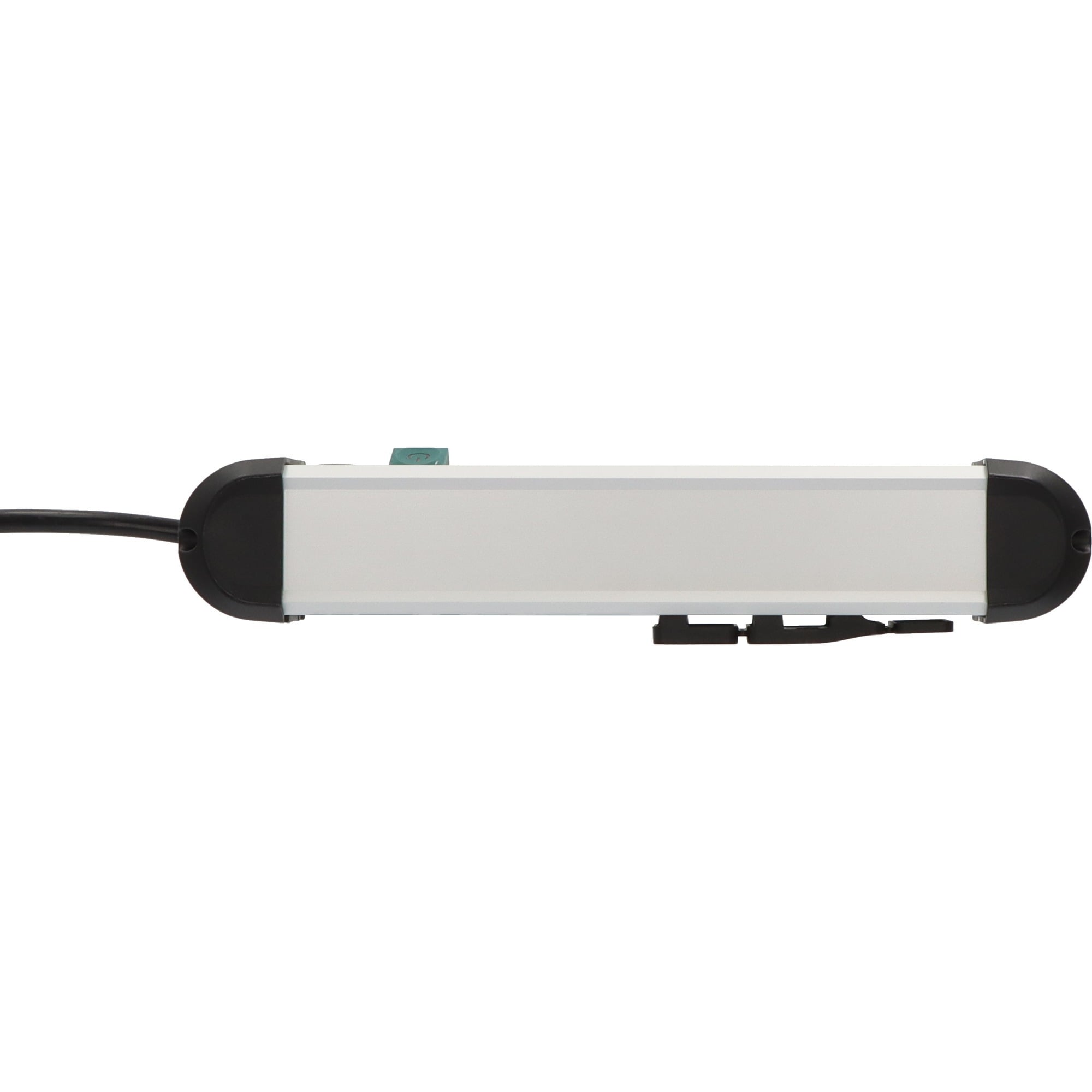Brennenstuhl Premium-Alu-Line stekkerdoos 12-voudig/stekkerblok van hoogwaardig aluminium (stekkerdoos met 2 schakelaars en 3 m kabel, Made in Germany