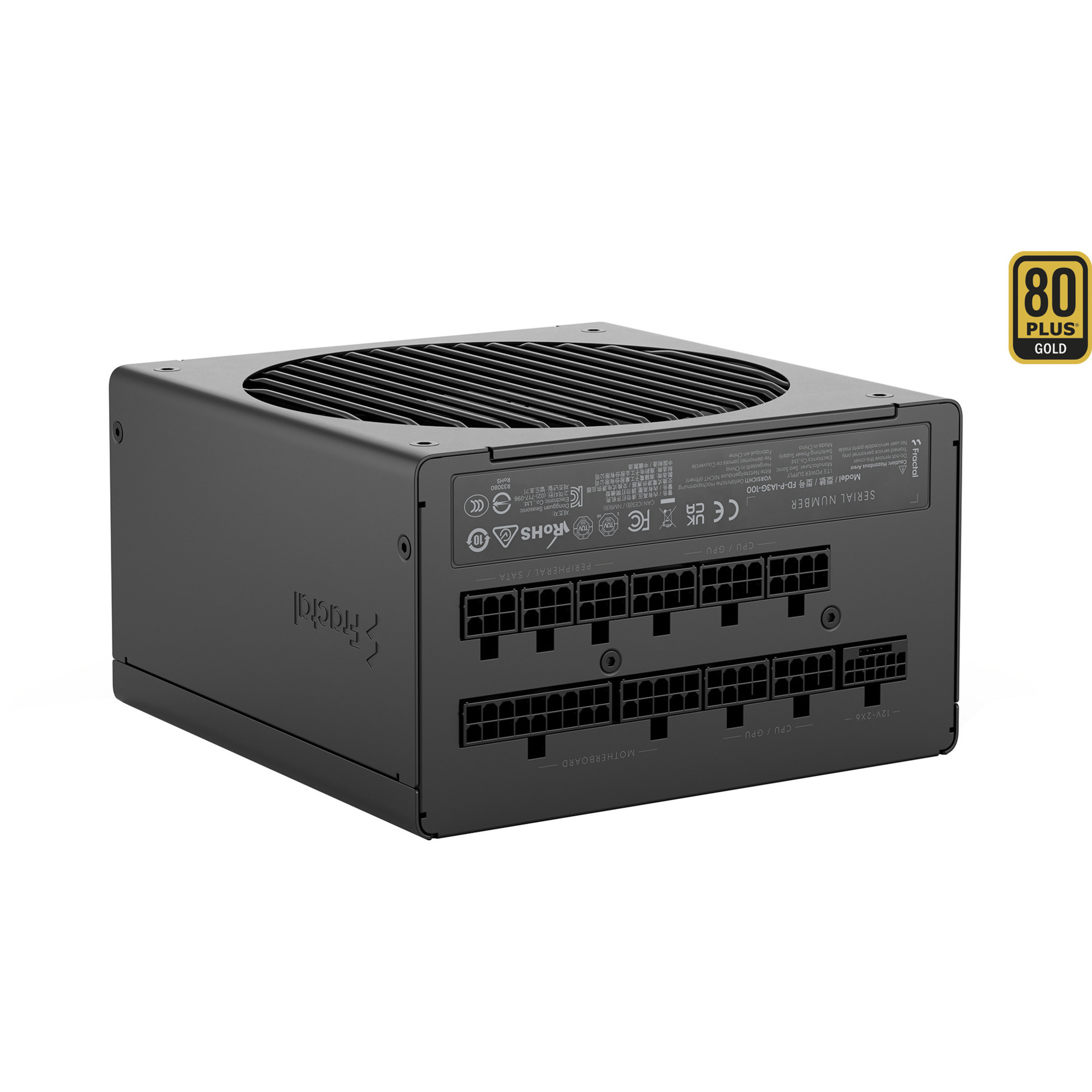 ION Gold 3 1000W Black, PC-Netzteil
