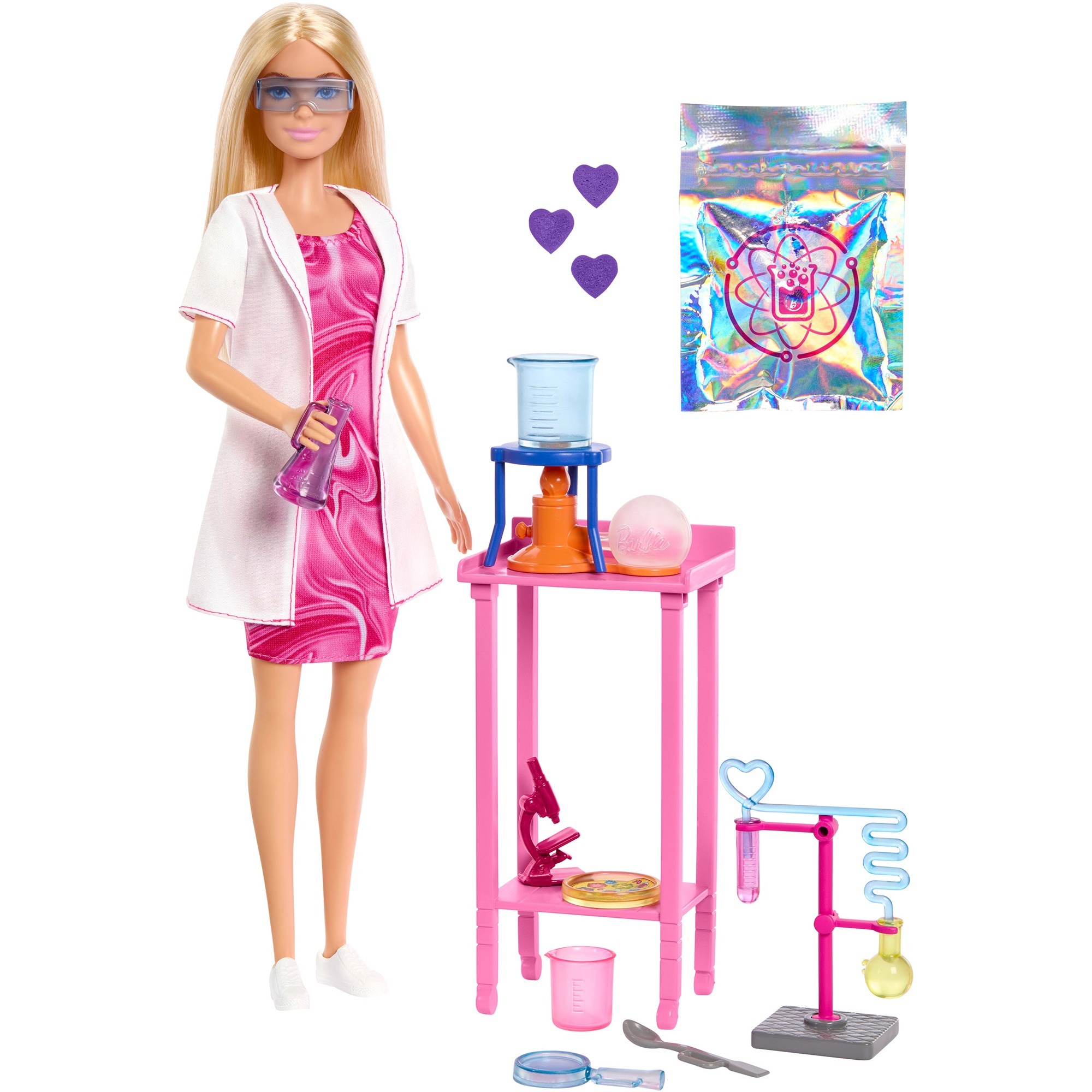 Barbie Wissenschaftlerin-Puppe und Zubehör