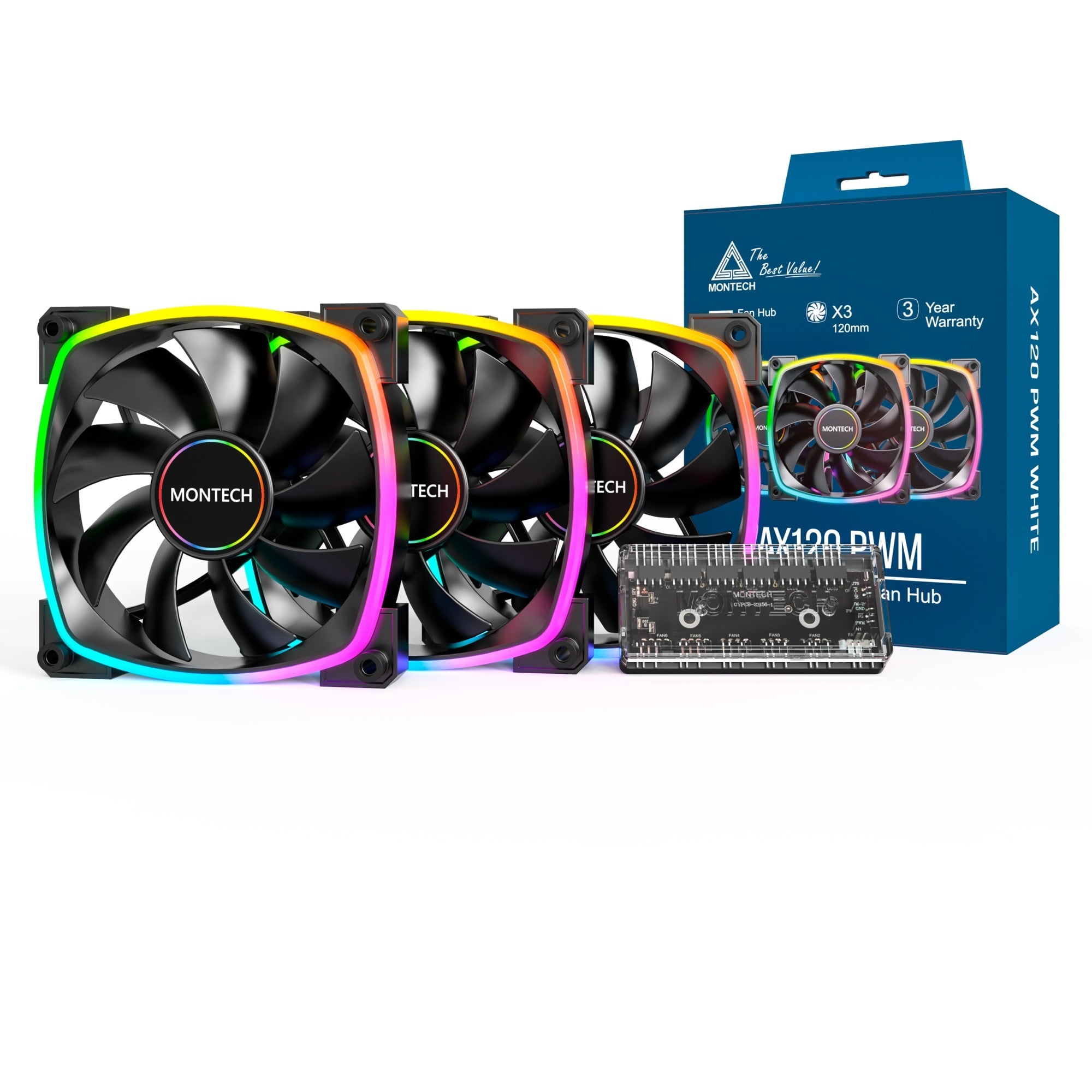 AX120 PWM 120x120x25, Gehäuselüfter