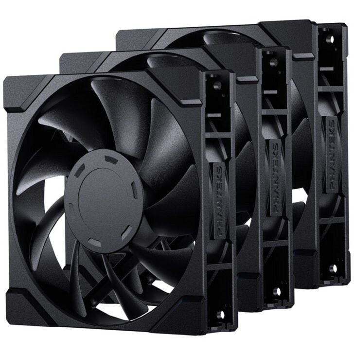 Phanteks M25G2-120 Triple Pack, Gehäuselüfter schwarz, 3er-Pack, 120 mm