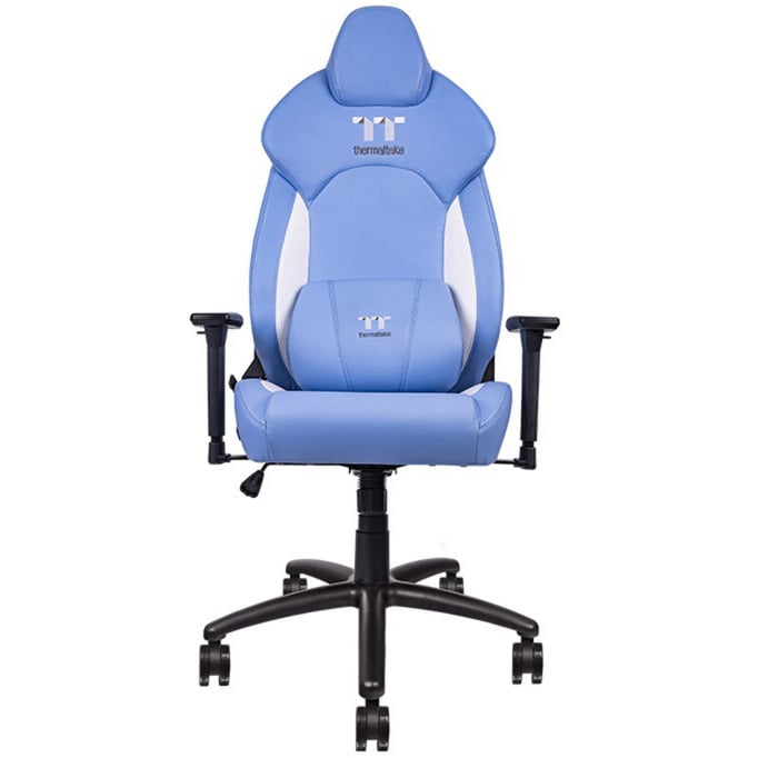 V Comfort Blue & White Gaming-Stuhl