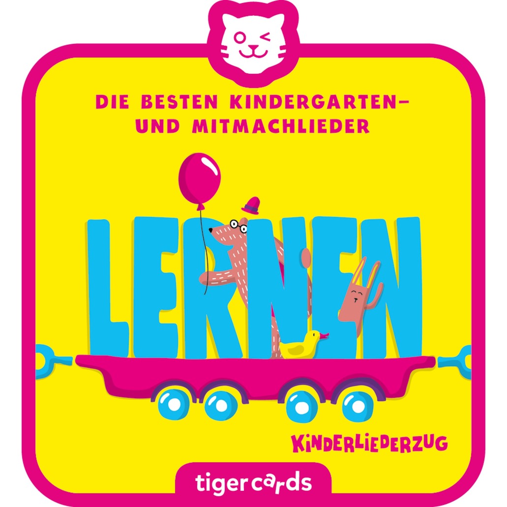 tigercard - Kinderliederzug – Folge 2: Die besten Kindergarten- und Mitmachlieder – Lernen, Hörbuch