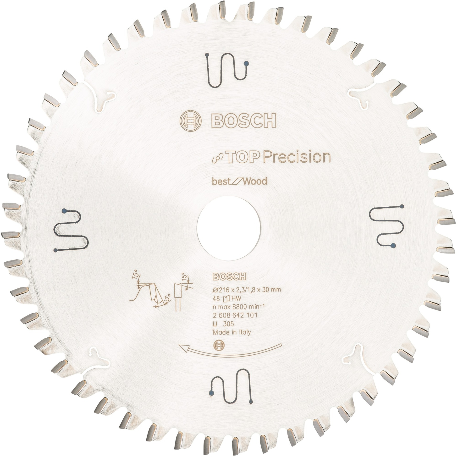 Kreissägeblatt Best for Wood, Ø 216mm, 48Z