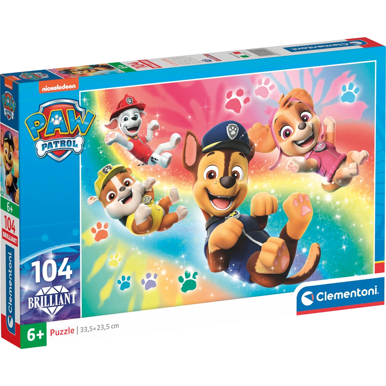 Clementoni Brilliant – Paw Patrol, Puzzle | 08005125201907 Clementoni Brilliant – Paw Patrol, Puzzle | 08005125201907