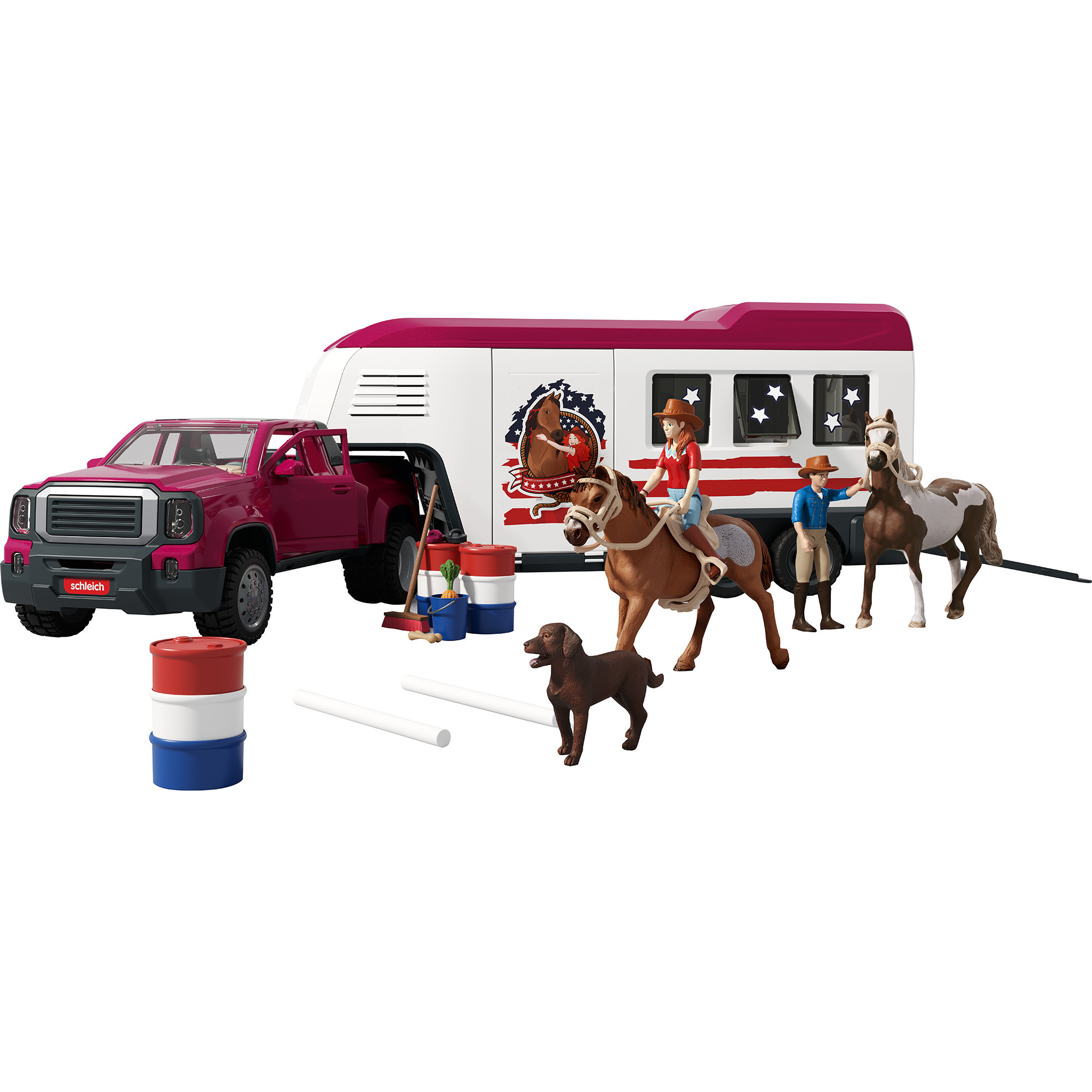 Horse Club Lakeside Truck mit Anhänger, Spielfahrzeug