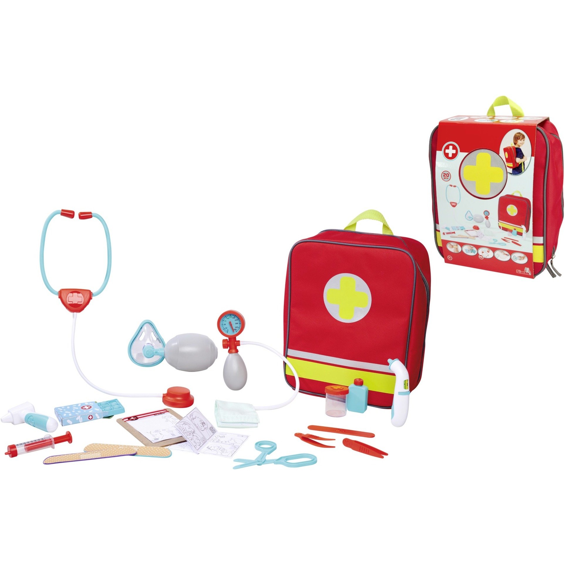 Simba Notarzt Rucksack, Rollenspiel | 04006592093075 Simba Notarzt Rucksack, Rollenspiel | 04006592093075