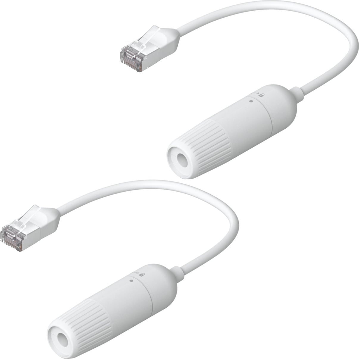 Easy Cable Verlängerungskabel Cat.6a F/UTP, 2er Pack